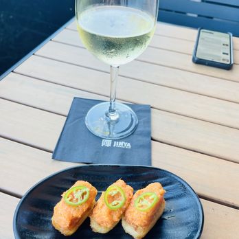 JINYA Ramen Bar - Hilton Head Island - Aburi Oshi-Sushi Salmon* - Ramen Near Me - Hilton Head, South Carolina