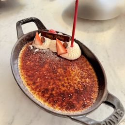 Crème brûlée for four of us Crème brûlée for four of us