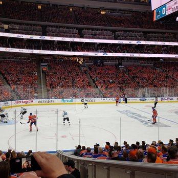 Rogers Place - Game 1 vs Sharks....first playoff game for Oilers in 10 years! - Stadiums & Arenas Near Me - Edmonton, Alberta