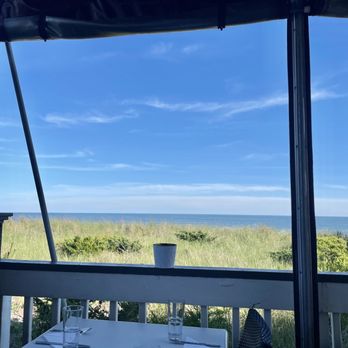 Sand Castle On The Ocean - Outdoor seating view - New American Near Me - Fire Island, New York Sand Castle On The Ocean - Outdoor seating view - New American Near Me - Fire Island, New York