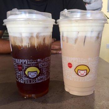 Happy Lemon - Black Tea with Salted Cheese & Milk Tea with Salted Cheese. - Juice Bars & Smoothies Near Me - Burlingame, California