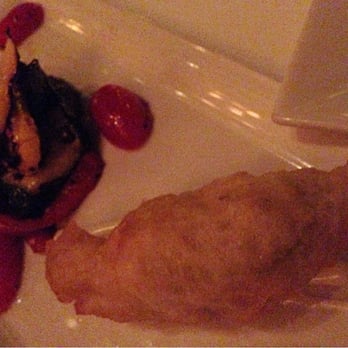 Bricco - Zucchini Flowers stuffed with truffle ricotta cheese, tempura of grilled vegetables (2 19.00 - Italian Near Me - Boston, Massachusetts Bricco - Zucchini Flowers stuffed with truffle ricotta cheese, tempura of grilled vegetables (2 19.00 - Italian Near Me - Boston, Massachusetts