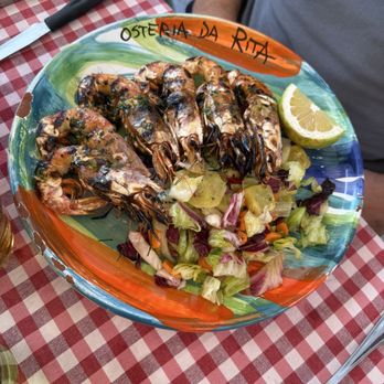 Osteria da Rita - Prawns - Sicilian Near Me - Taormina, Maine Osteria da Rita - Prawns - Sicilian Near Me - Taormina, Maine