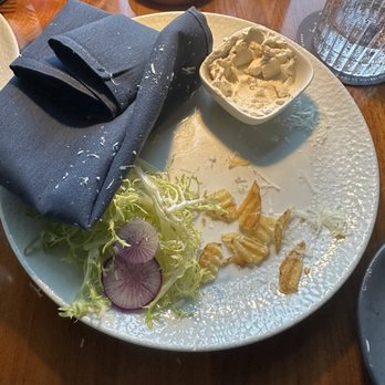 Proper Grit - House-made chips with Parmesan and onion dip - Bars Near Me - West Palm Beach, Florida Proper Grit - House-made chips with Parmesan and onion dip - Bars Near Me - West Palm Beach, Florida