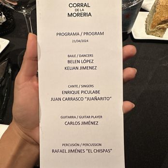 Restaurante Corral de la Moreria - Menú - Spanish Near Me - Madrid, M