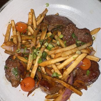 Andina - the best dish of the night!! Lomo Saltado - Wine Bars Near Me - Portland, Oregon