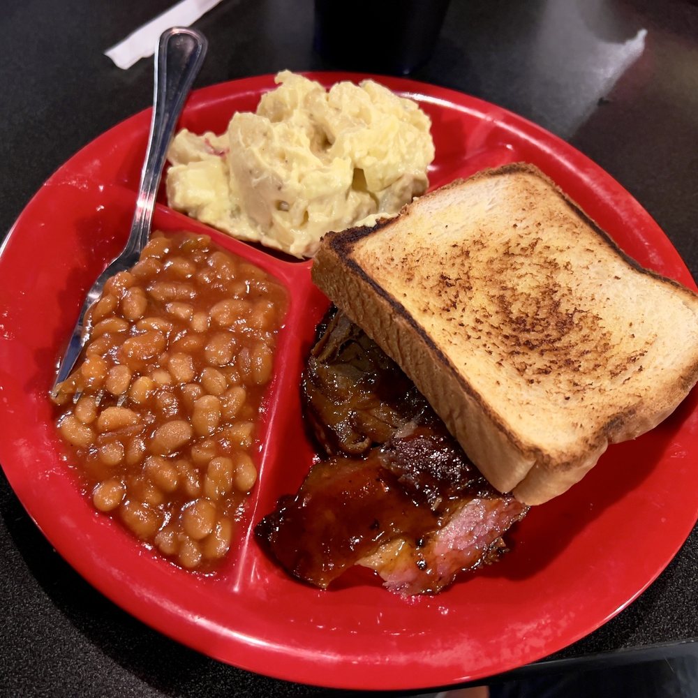 Brothers Bar-B-Que - Brisket Platter w/ baked beans & potato salad - Barbeque Near Me - Madisonville, Kentucky Brothers Bar-B-Que - Brisket Platter w/ baked beans & potato salad - Barbeque Near Me - Madisonville, Kentucky