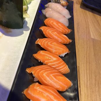 Sushi Damu - Salmon Nigiri .... Yellowtail Nigiri .... Unagi Nigiri - Sushi Bars Near Me - Tustin, California Sushi Damu - Salmon Nigiri .... Yellowtail Nigiri .... Unagi Nigiri - Sushi Bars Near Me - Tustin, California