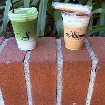 8th Symphony Coffee - Blueberry Matcha Latte and Tiramisu Cloud Latte with a Ladyfinger on top. - Coffee & Tea Near Me - Cerritos, California 8th Symphony Coffee - Blueberry Matcha Latte and Tiramisu Cloud Latte with a Ladyfinger on top. - Coffee & Tea Near Me - Cerritos, California