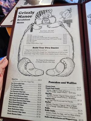 Menu photo 4 Grizzly Manor Cafe Big Bear Lake, CA Menu photo 4 Grizzly Manor Cafe Big Bear Lake, CA