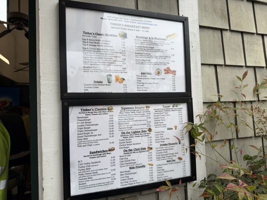 Menu photo 1 Tinker's Burgers Summerland, CA Menu photo 1 Tinker's Burgers Summerland, CA