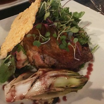 Swirl Wine Bistro - Duck confit with grilled endive and a cherry/balsamic dressing. - Wine Bars Near Me - Margate, Florida