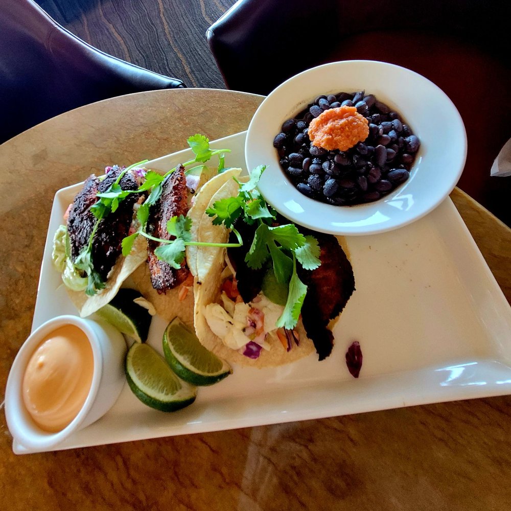 Sticks - Blackened wild cod tacos!!! - American Near Me - Pebble Beach, California Sticks - Blackened wild cod tacos!!! - American Near Me - Pebble Beach, California