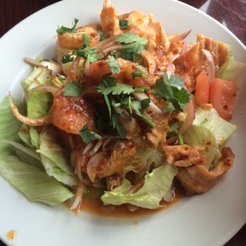 Thai Me Up - Spicy salmon lemongrass salad - Thai Near Me - Pittsburgh, Pennsylvania Thai Me Up - Spicy salmon lemongrass salad - Thai Near Me - Pittsburgh, Pennsylvania