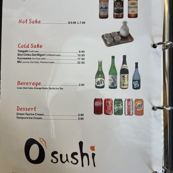 O' Sushi - Menu as of November 8, 2021 - Sushi Bars Near Me - Newark, California O' Sushi - Menu as of November 8, 2021 - Sushi Bars Near Me - Newark, California