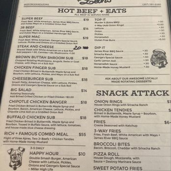 George & Leon’s - Menu - Sandwiches Near Me - Westbrook, Maine George & Leon’s - Menu - Sandwiches Near Me - Westbrook, Maine