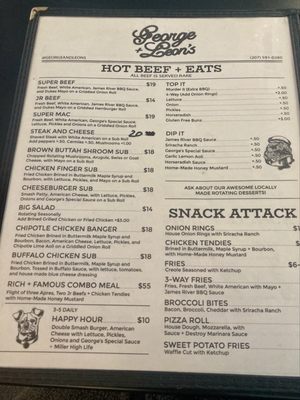 Menu photo 2 George & Leon’s Westbrook, ME Menu photo 2 George & Leon’s Westbrook, ME