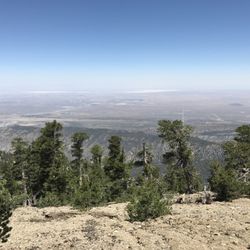 Crystal Lake Campground to Baden-Powell Hike - view from the peak