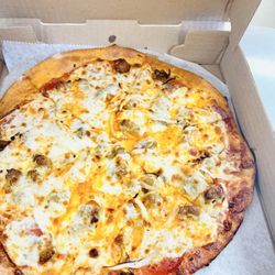 Italiano Pizzeria - The Personal 3 - sausage Pepperoni Onions.