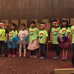 San Antonio Korean  School - They were getting ready to perform.