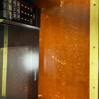 Sleep Inn & Suites - scratched furniture - note this is sideways & microwave is on top.. harboring filth - Hotels Near Me - Bensalem, Pennsylvania Sleep Inn & Suites - scratched furniture - note this is sideways & microwave is on top.. harboring filth - Hotels Near Me - Bensalem, Pennsylvania