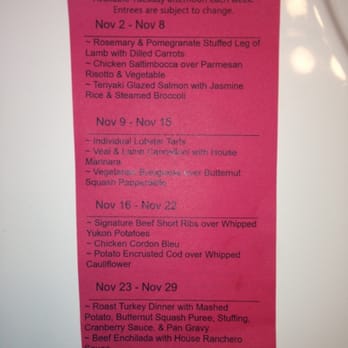 Sweet Peas - An example of their weekly specials. Can call or go on FB to see what they are making this week or just go in a pick up a menu! - Bakeries Near Me - Brooklyn, Connecticut