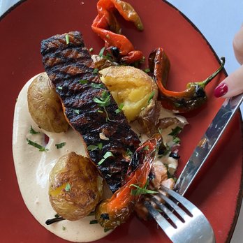 Postino - Salmon dinner - New American Near Me - Lafayette, California Postino - Salmon dinner - New American Near Me - Lafayette, California