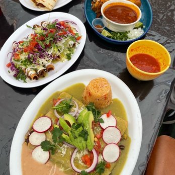 Phatties - Green enchiladas, birra tacos, potato tacos, soyrizo and potato quesadilla. - Mexican Near Me - Escondido, California Phatties - Green enchiladas, birra tacos, potato tacos, soyrizo and potato quesadilla. - Mexican Near Me - Escondido, California