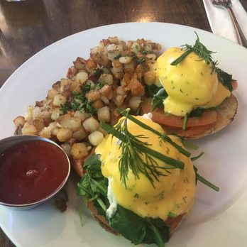 Blu Jam Cafe - Norwegian Benedict - Breakfast & Brunch Near Me - Sherman Oaks, California