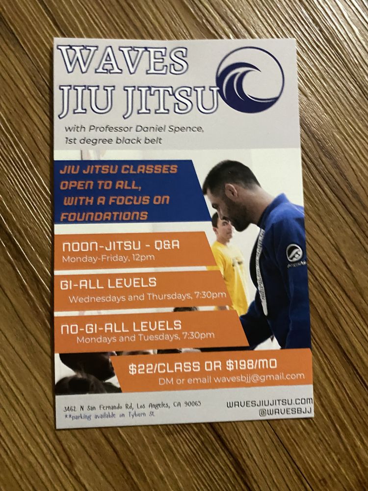 WAVES JIU JITSU Updated September 2024 3462 N San Fernando Rd, Los
