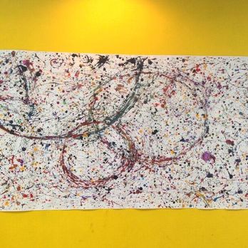 YMM Art Space - A group project inspired by Jackson Pollock. - Art Schools Near Me - Vienna, Virginia