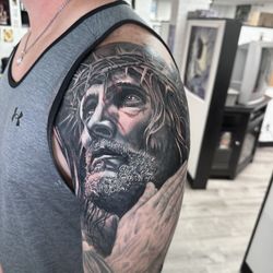 Nice Ink - Jesus cover up by Joe Ball
