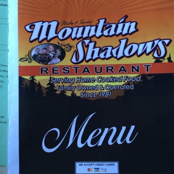 Mountain Shadows - menu - Diners Near Me - Blue Ridge, Pennsylvania Mountain Shadows - menu - Diners Near Me - Blue Ridge, Pennsylvania
