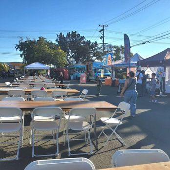 Hayward Night Market - Seating/ food vendor tents - Festivals Near Me - Hayward, California Hayward Night Market - Seating/ food vendor tents - Festivals Near Me - Hayward, California