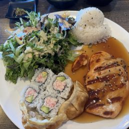 Salmon teriyaki lunch special Salmon teriyaki lunch special