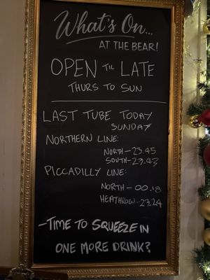 Menu photo 2 The Bear and Staff London, XGL Menu photo 2 The Bear and Staff London, XGL
