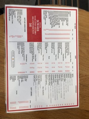 Menu photo 3 Empire Tavern Auckland, AUK