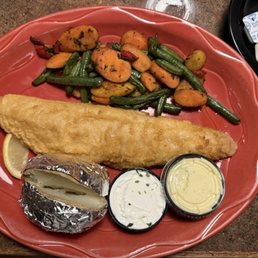 Walleye and roasted vegetables Walleye and roasted vegetables