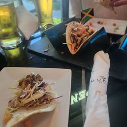 Oxtail tacos Jerk Burgers n Fries