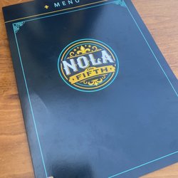 NOLA on 5th - Menu