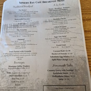 Somers Bay Cafe - Menu - American Near Me - Somers, Montana Somers Bay Cafe - Menu - American Near Me - Somers, Montana