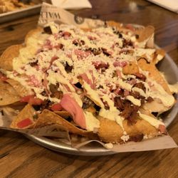 Pulled pork nachos