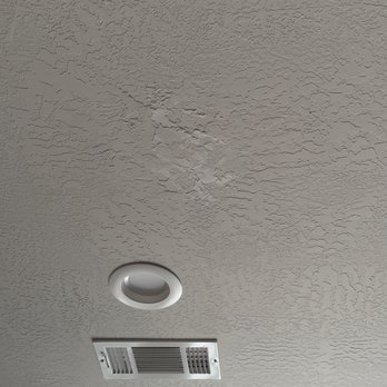 S & S Construction Restoration, Inc - They where gonna hang something here but gave up i assume and rough patched it on our kitchen sealing to shine and stand out - General Contractors Near Me - Apple Valley, California