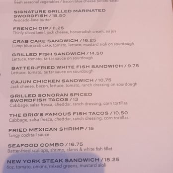 Brigantine - Menu - Seafood Near Me - Poway, California Brigantine - Menu - Seafood Near Me - Poway, California