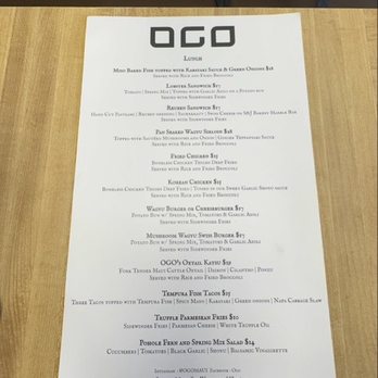 Ogo - Menu - Asian Fusion Near Me - Wailuku, Hawaii Ogo - Menu - Asian Fusion Near Me - Wailuku, Hawaii
