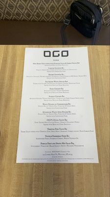 Menu photo 5 Ogo Wailuku, HI Menu photo 5 Ogo Wailuku, HI