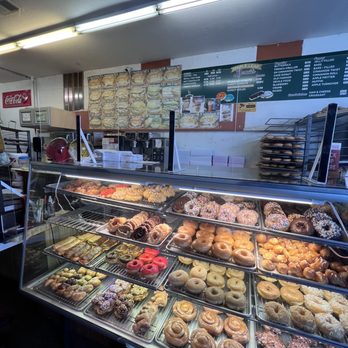 Maple Leaf Donuts - a display of pastries - Donuts Near Me - San Jose, California
