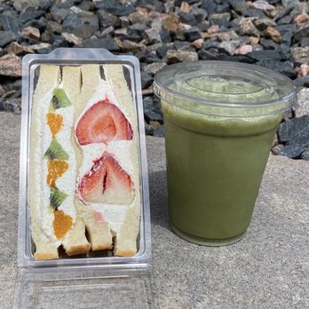 Tokyo Premium Bakery - Fruit Sandwich and a Matcha Latte - Bakeries Near Me - Denver, Colorado Tokyo Premium Bakery - Fruit Sandwich and a Matcha Latte - Bakeries Near Me - Denver, Colorado