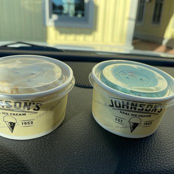 Johnson's Real Ice Cream - two cups of ice cream - Ice Cream & Frozen Yogurt Near Me - Dublin, Ohio