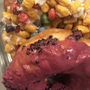 Voodoo Doughnut - three doughnuts - Donuts Near Me - Austin, Texas Voodoo Doughnut - three doughnuts - Donuts Near Me - Austin, Texas